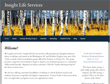 Tablet Screenshot of insightlifeservices.com